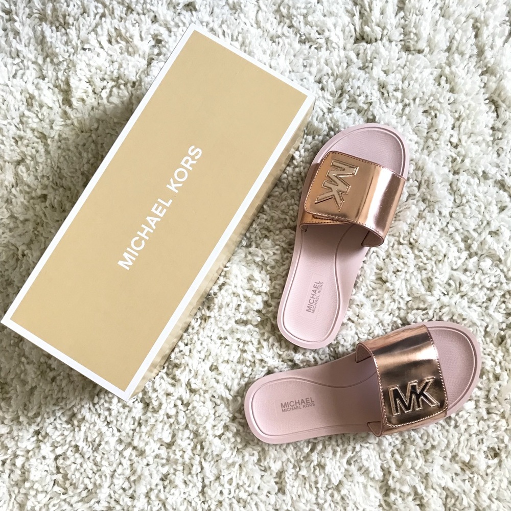 🔅HP🔅 MK Slide Mirror Metallic Rose Gold